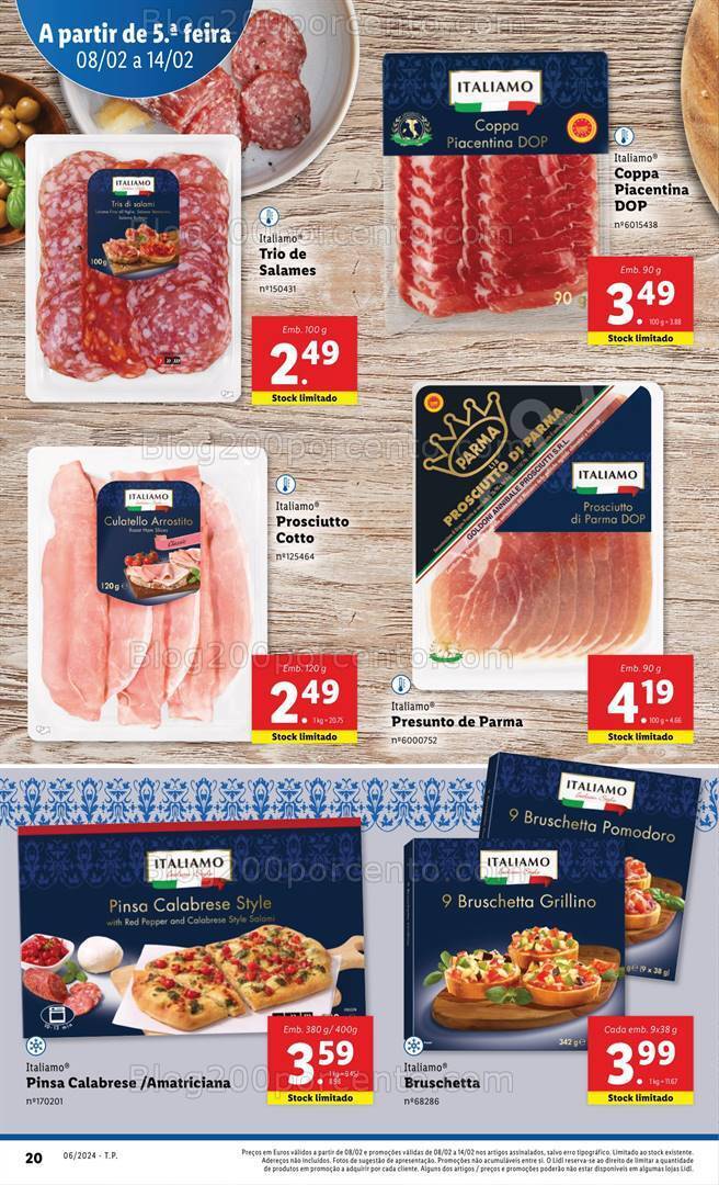 Antevisão Folheto LIDL Promoções de 8 a 14 fevereiro
