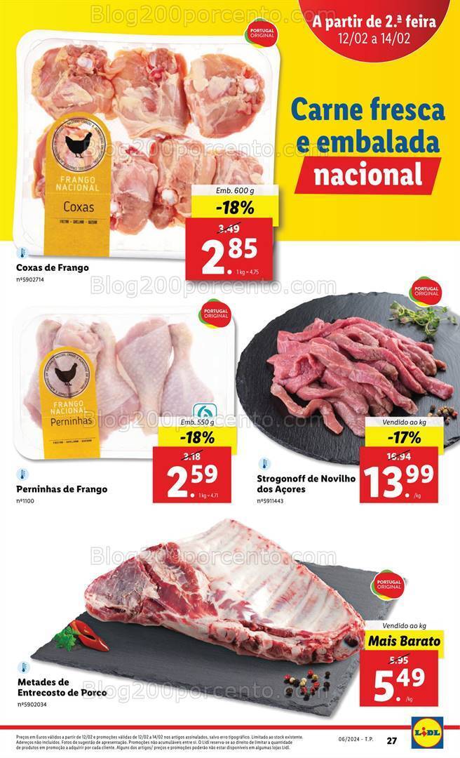 Antevisão Folheto LIDL Promoções de 8 a 14 fevereiro