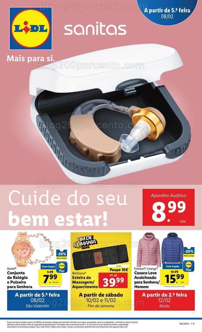 Antevisão Folheto LIDL Promoções de 8 a 14 fevereiro