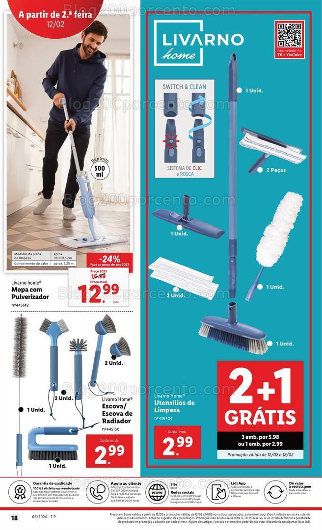 Antevisão Folheto LIDL Promoções de 8 a 14 fevereiro