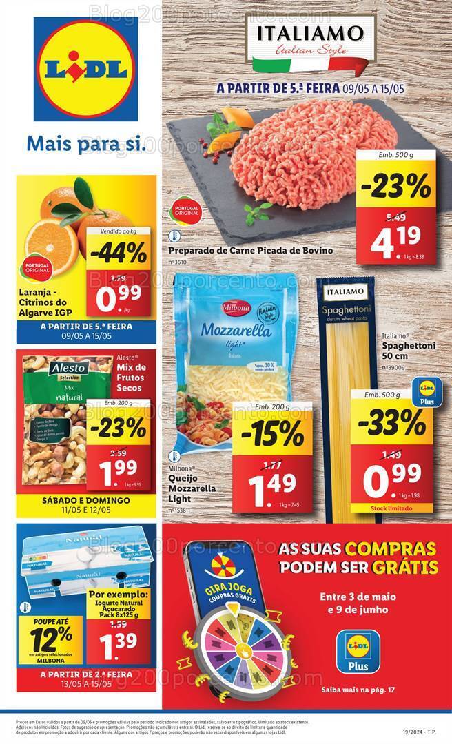 Antevisão Folheto LIDL Sabores do Mundo Promoções de 9 a 15 maio