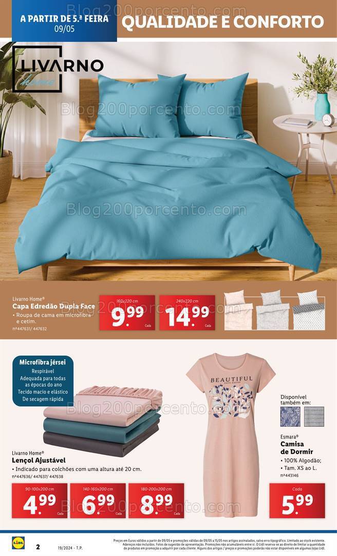 Antevisão Folheto LIDL Bazar Promoções a partir de 9 maio