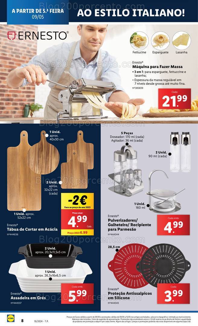 Antevisão Folheto LIDL Bazar Promoções a partir de 9 maio