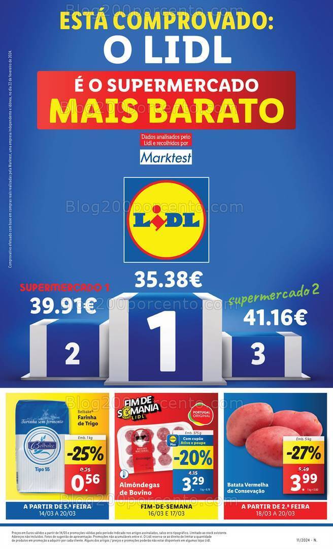 Antevisão Folheto LIDL Promoções de 14 a 20 março