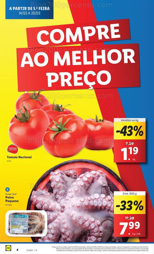 Antevisão Folheto LIDL Promoções de 14 a 20 março