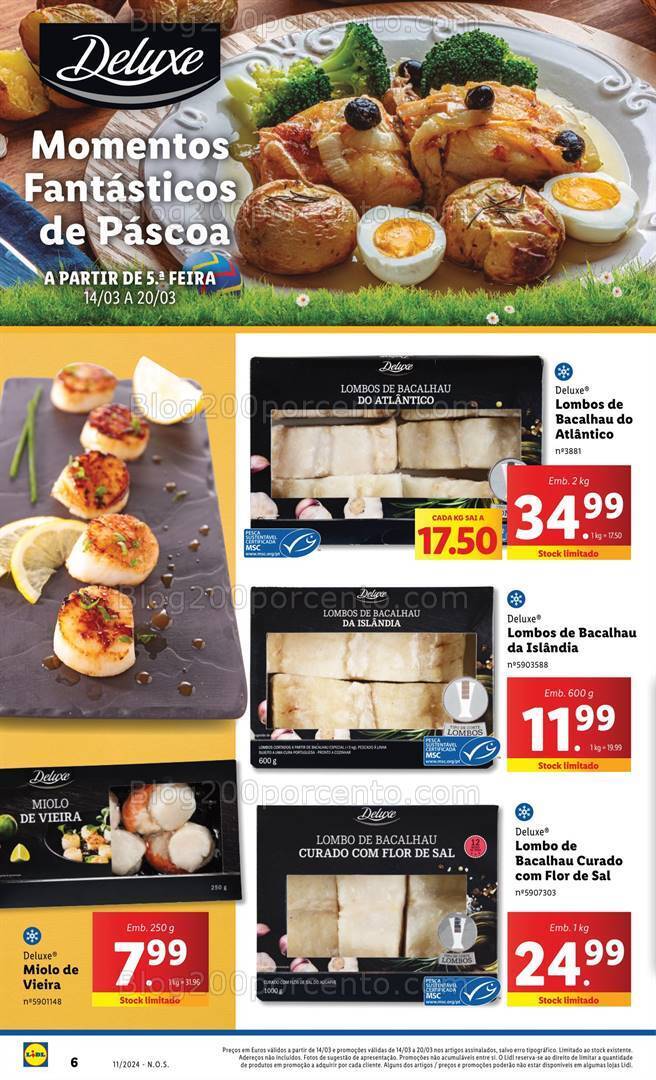 Antevisão Folheto LIDL Páscoa Promoções de 14 a 20 março