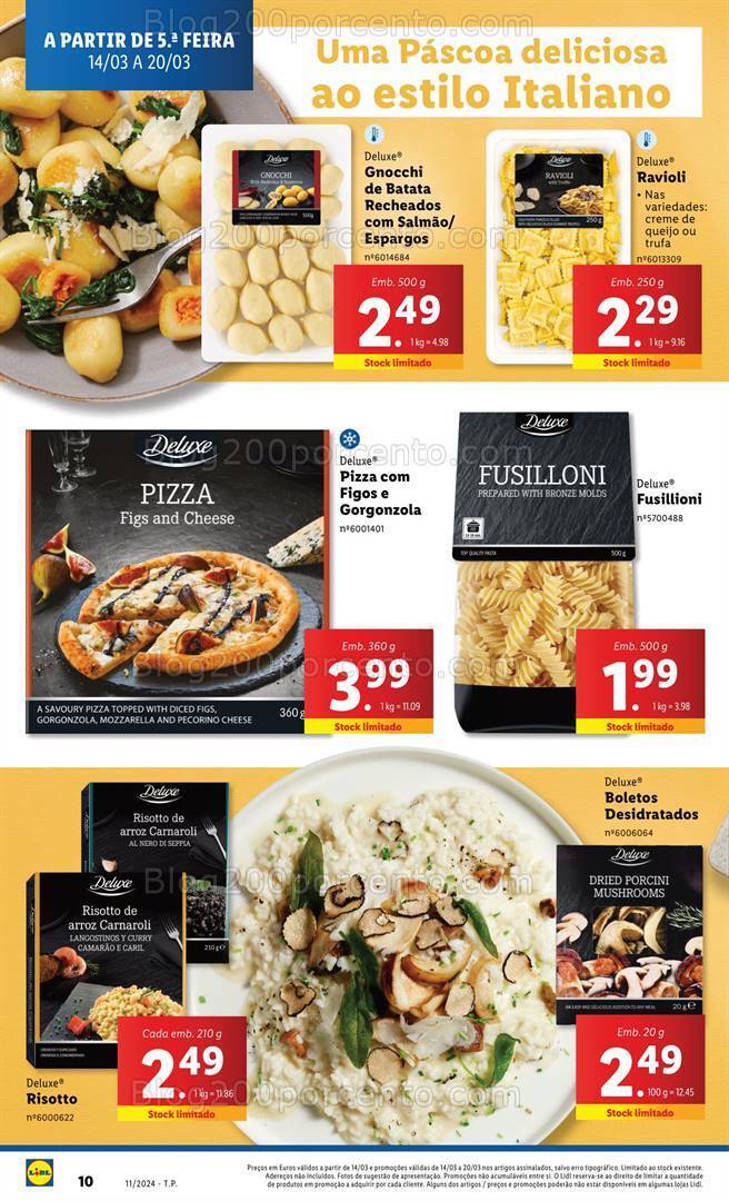 Antevisão Folheto LIDL Páscoa Promoções de 14 a 20 março