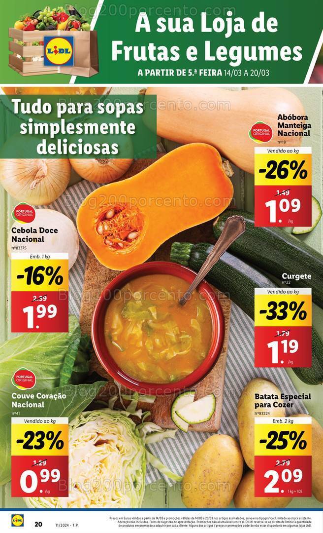 Antevisão Folheto LIDL Promoções de 14 a 20 março