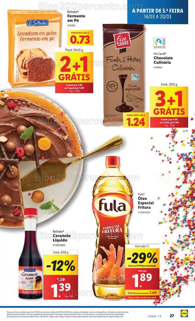 Antevisão Folheto LIDL Páscoa Promoções de 14 a 20 março