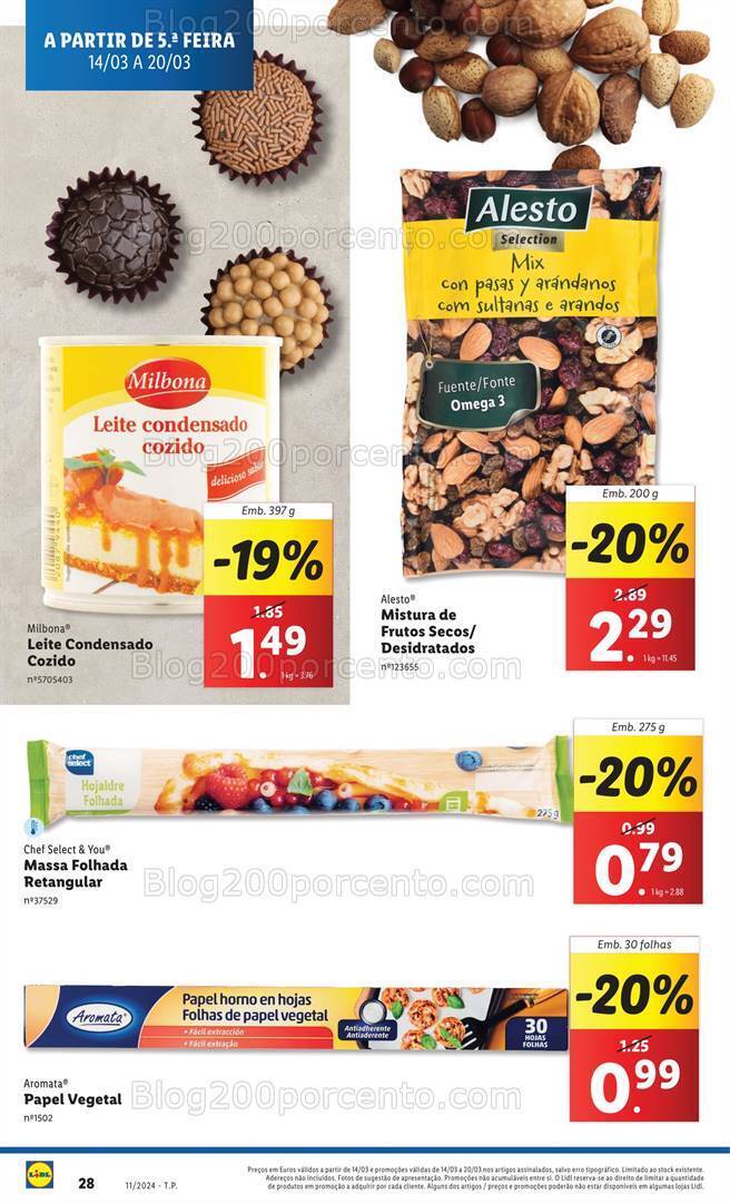 Antevisão Folheto LIDL Páscoa Promoções de 14 a 20 março