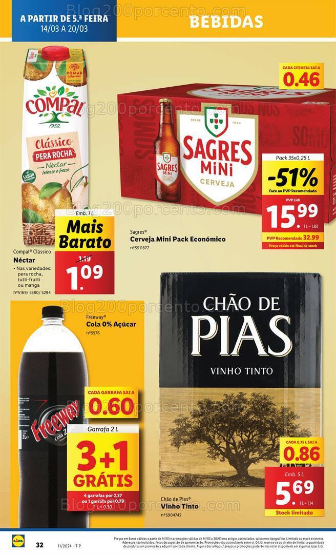 Antevisão Folheto LIDL Promoções de 14 a 20 março