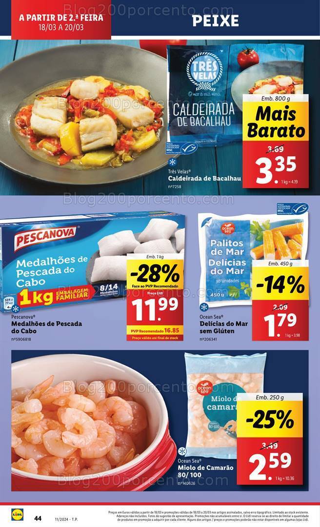Antevisão Folheto LIDL Promoções de 14 a 20 março
