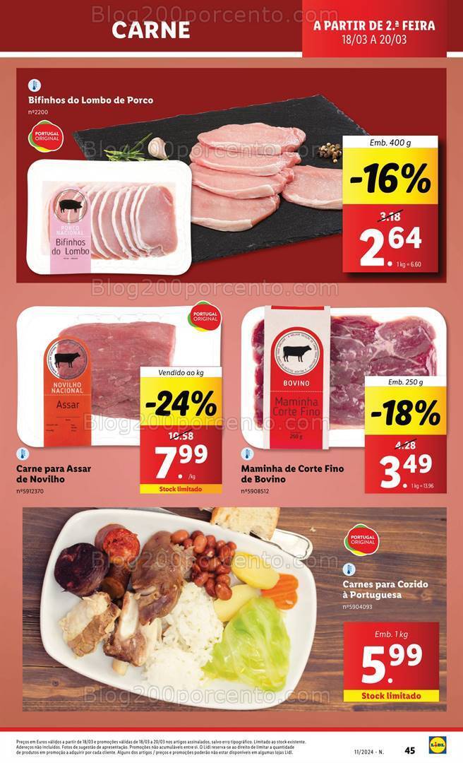 Antevisão Folheto LIDL Promoções de 14 a 20 março