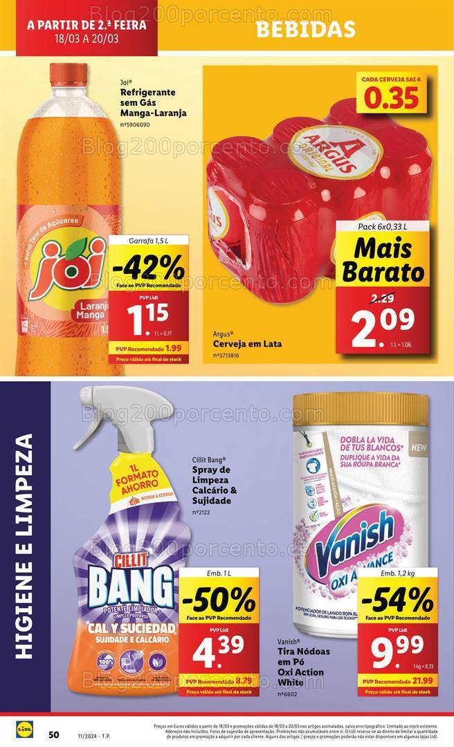 Antevisão Folheto LIDL Promoções de 14 a 20 março