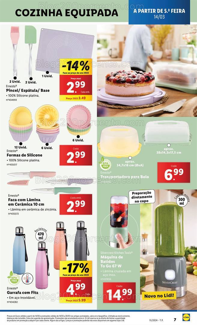 Antevisão Folheto LIDL Bazar Promoções a partir de 14 março