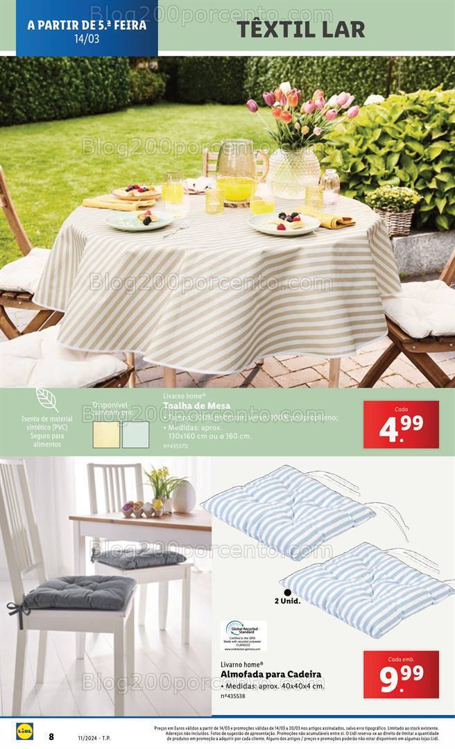Antevisão Folheto LIDL Bazar Promoções a partir de 14 março