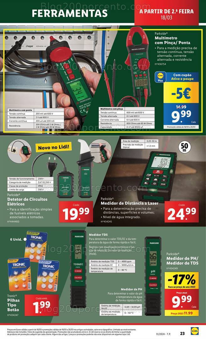 Antevisão Folheto LIDL Bazar Promoções a partir de 18 março