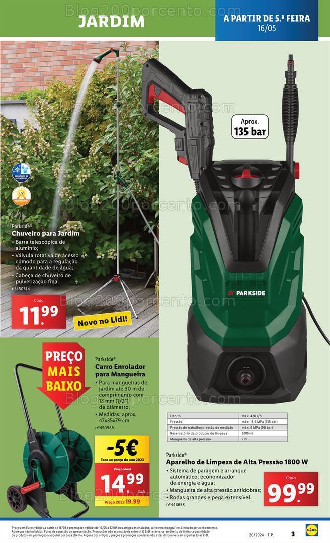 Antevisão Folheto LIDL Bazar Promoções de 16 a 22 maio