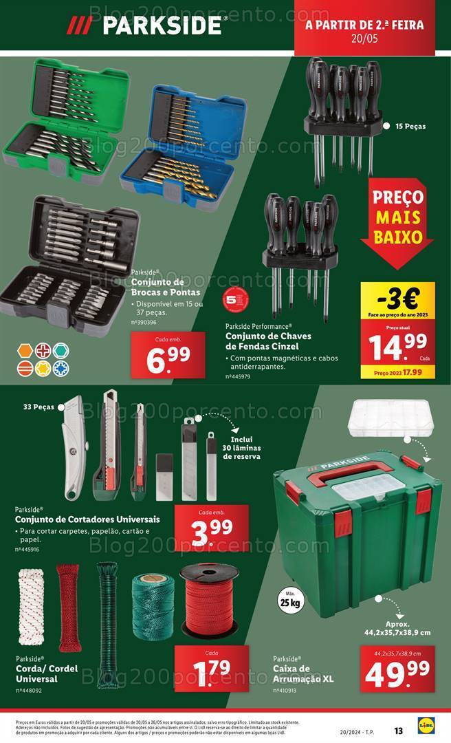Antevisão Folheto LIDL Bazar Promoções de 16 a 22 maio