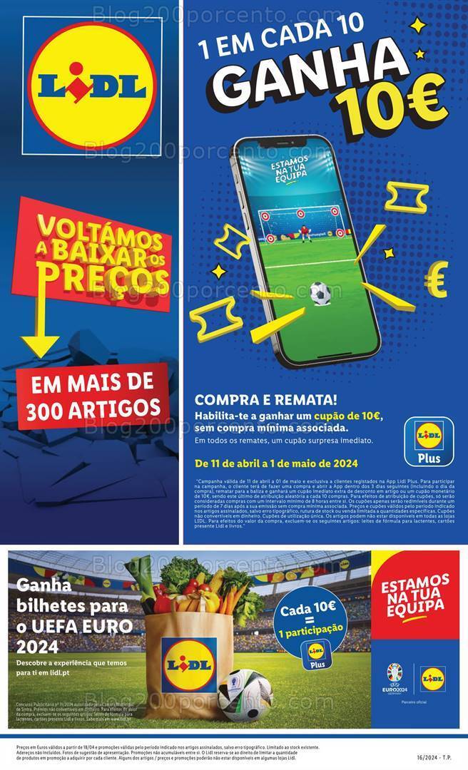 Antevisão Folheto LIDL Promoções de 18 a 24 Abril