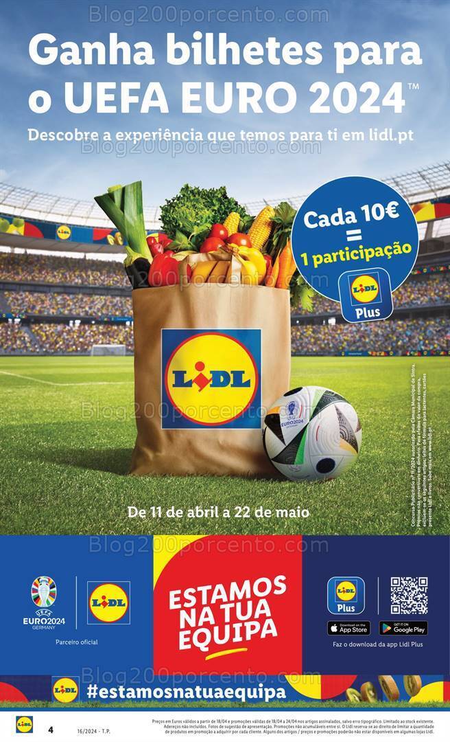 Antevisão Folheto LIDL Promoções de 18 a 24 Abril