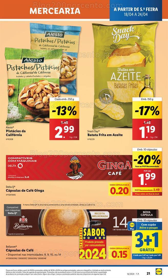 Antevisão Folheto LIDL Promoções de 18 a 24 Abril