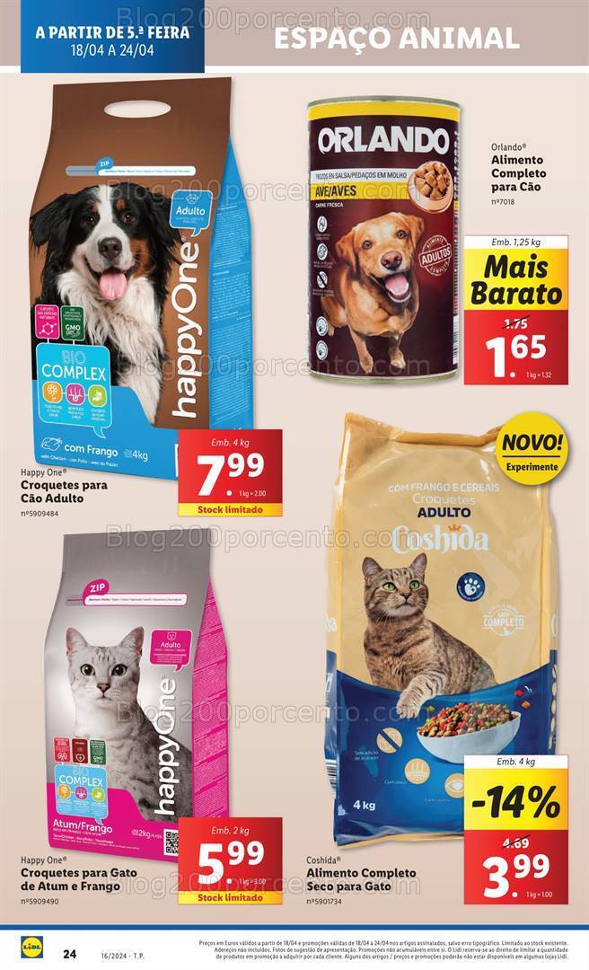 Antevisão Folheto LIDL Promoções de 18 a 24 Abril