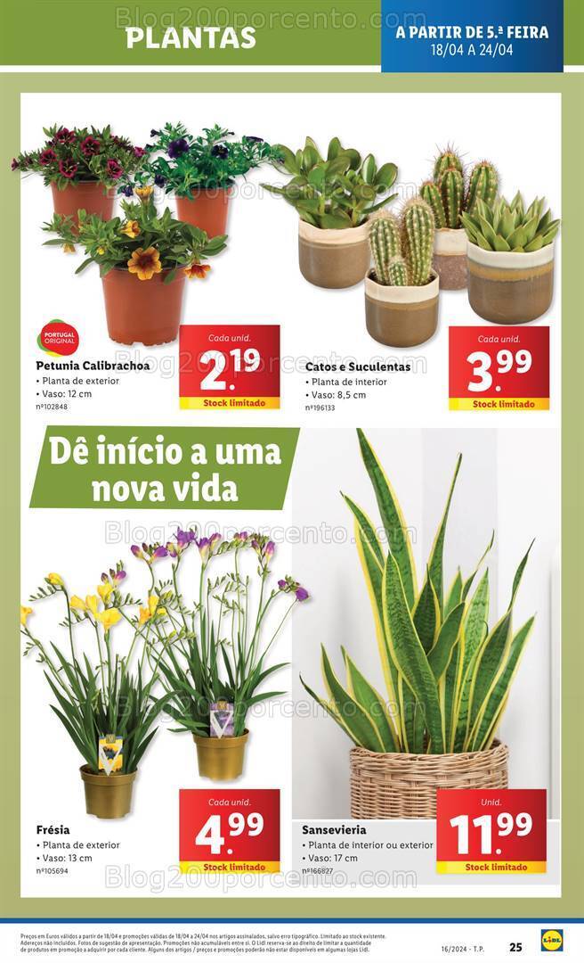 Antevisão Folheto LIDL Promoções de 18 a 24 Abril