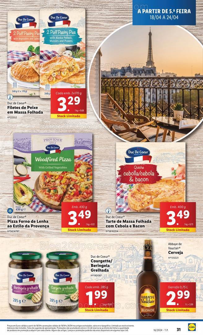 Antevisão Folheto LIDL Promoções de 18 a 24 Abril
