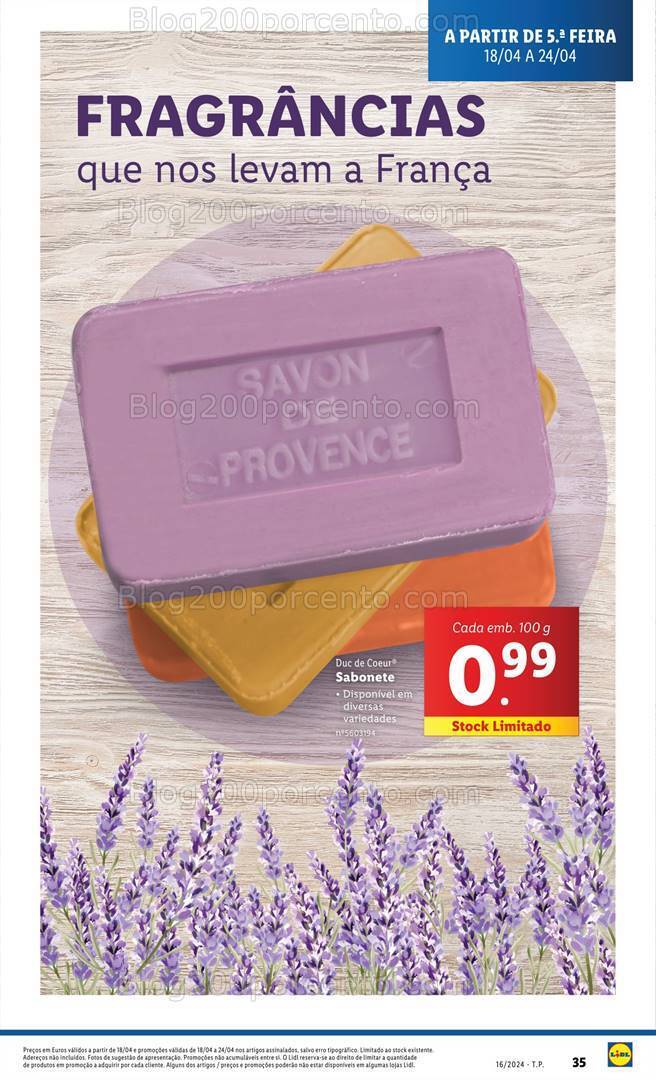 Antevisão Folheto LIDL Promoções de 18 a 24 Abril