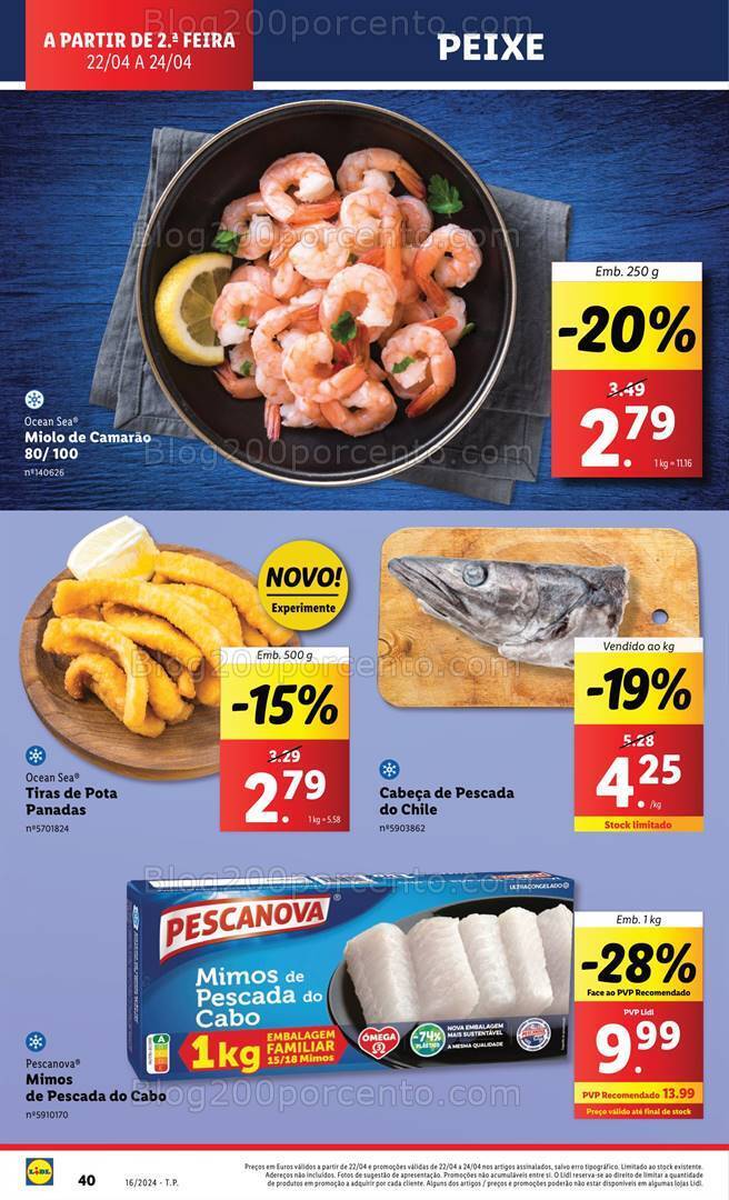 Antevisão Folheto LIDL Promoções de 18 a 24 Abril