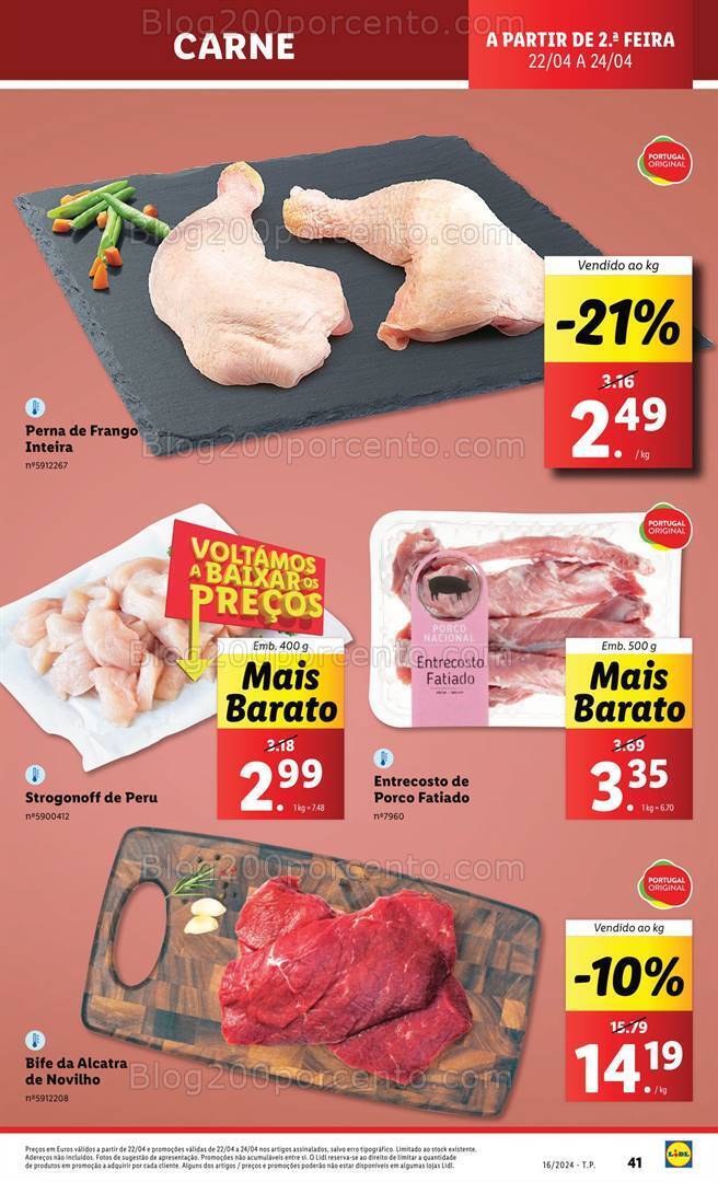 Antevisão Folheto LIDL Promoções de 18 a 24 Abril