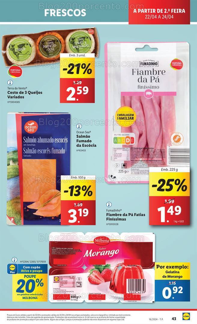 Antevisão Folheto LIDL Promoções de 18 a 24 Abril