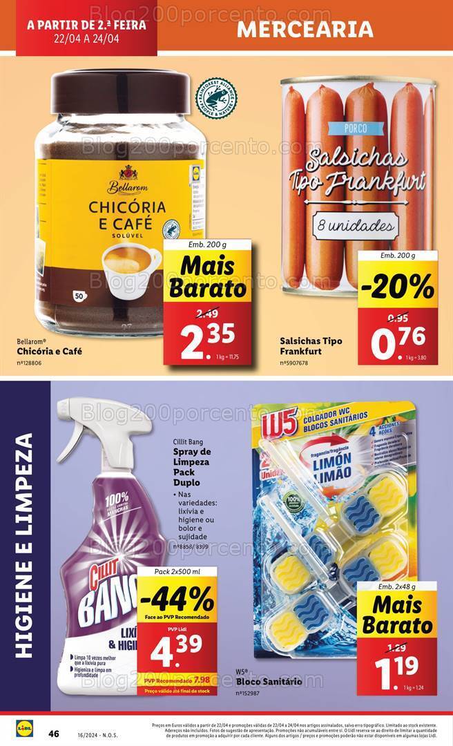 Antevisão Folheto LIDL Promoções de 18 a 24 Abril