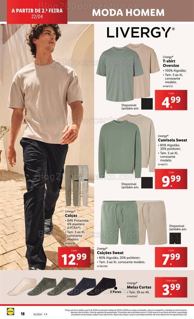 Antevisão Folheto LIDL Bazar Promoções a partir de 22 abril