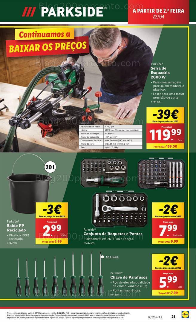 Antevisão Folheto LIDL Bazar Promoções a partir de 22 abril