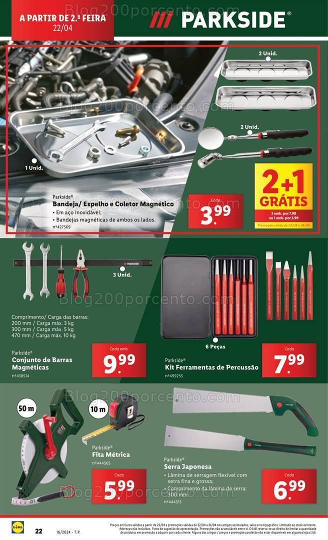 Antevisão Folheto LIDL Bazar Promoções a partir de 22 abril