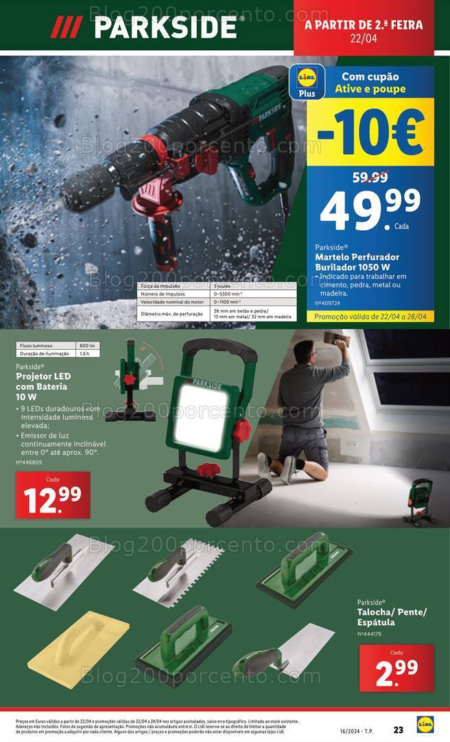 Antevisão Folheto LIDL Bazar Promoções a partir de 22 abril