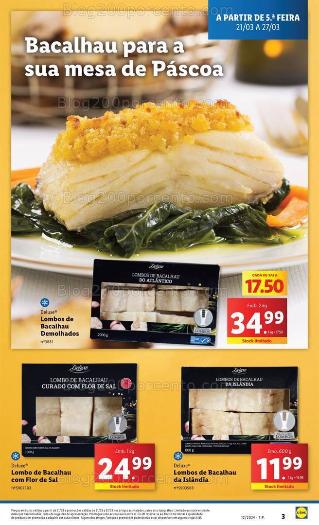 Antevisão Folheto LIDL Promoções de 21 a 27 março