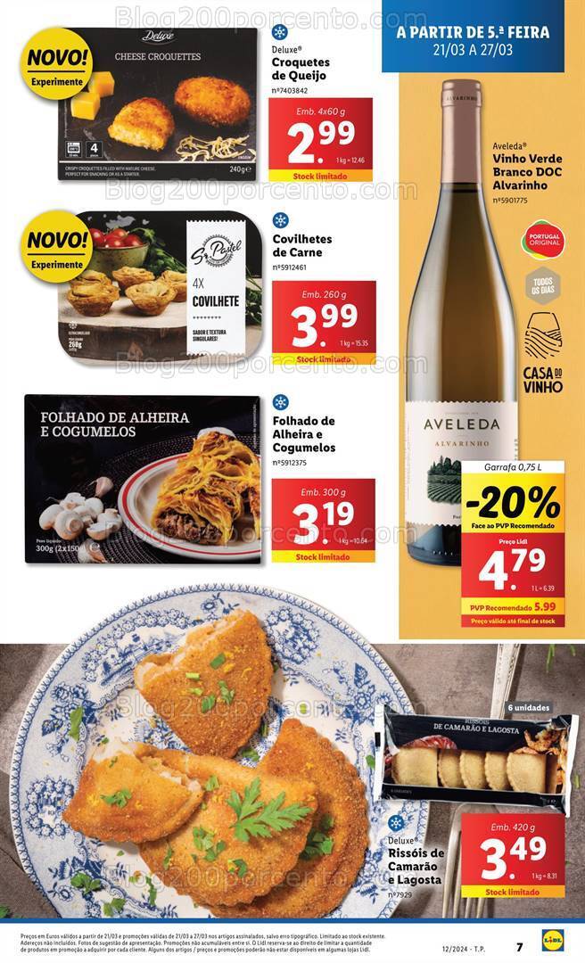 Antevisão Folheto LIDL Promoções de 21 a 27 março