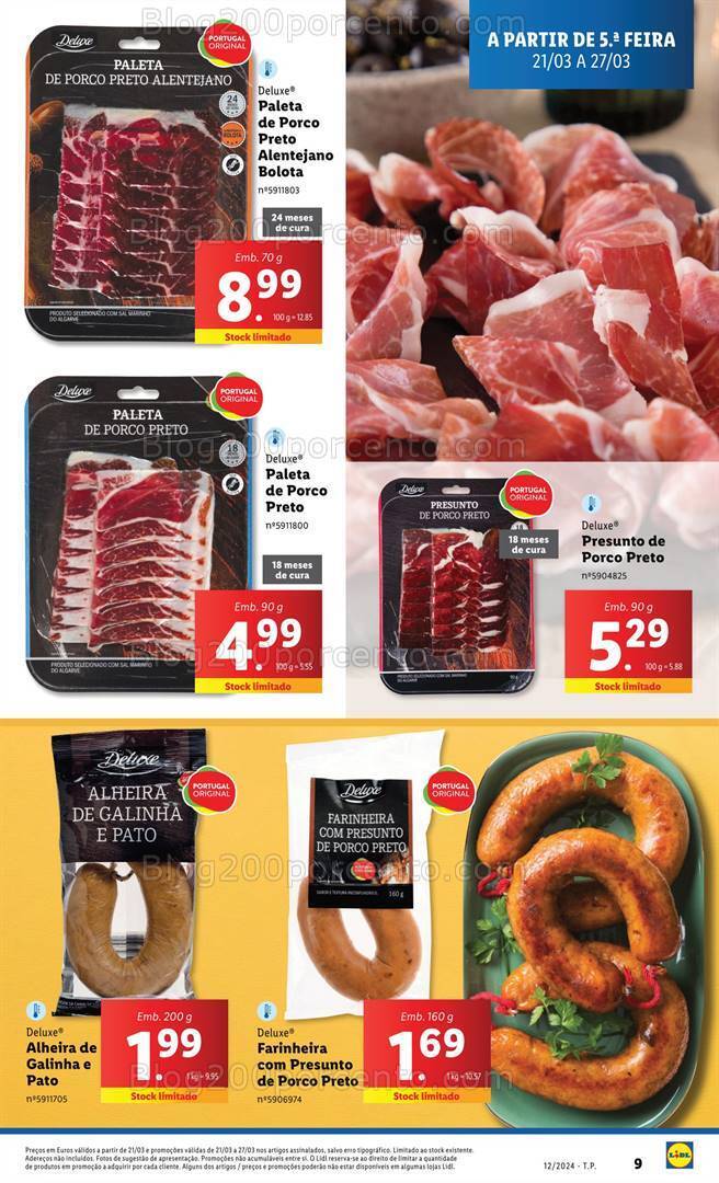 Antevisão Folheto LIDL Promoções de 21 a 27 março