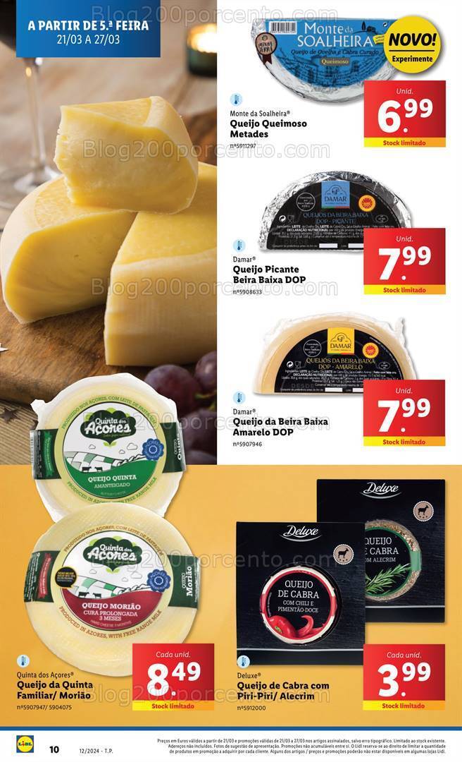 Antevisão Folheto LIDL Promoções de 21 a 27 março