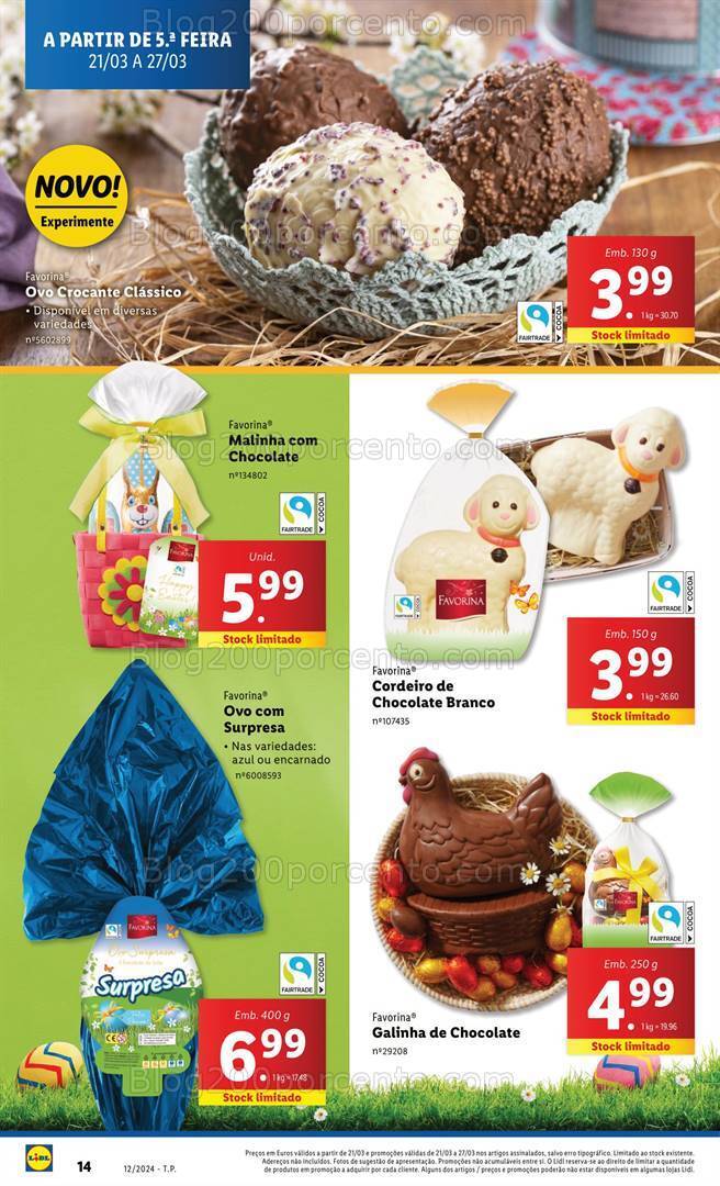 Antevisão Folheto LIDL Promoções de 21 a 27 março