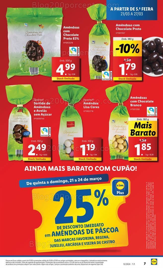 Antevisão Folheto LIDL Promoções de 21 a 27 março