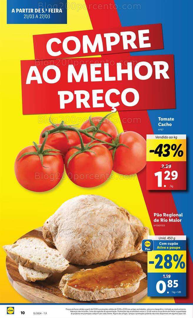 Antevisão Folheto LIDL Promoções de 21 a 27 março