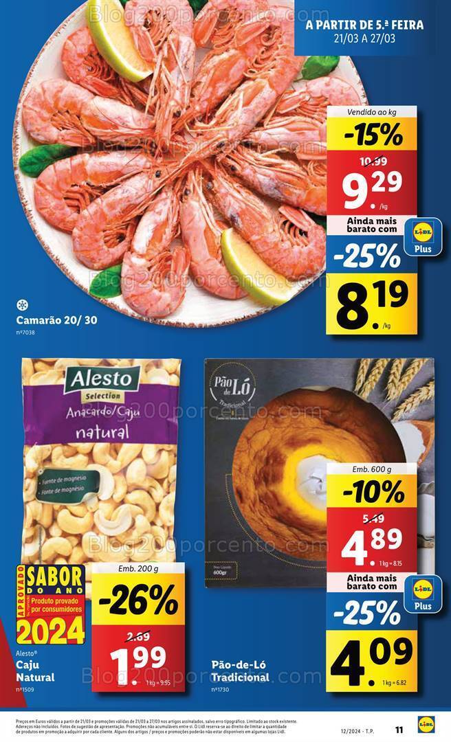Antevisão Folheto LIDL Promoções de 21 a 27 março
