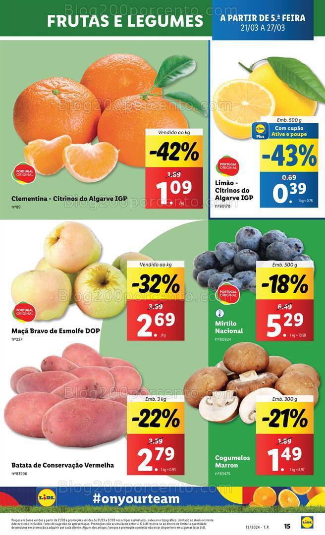 Antevisão Folheto LIDL Promoções de 21 a 27 março