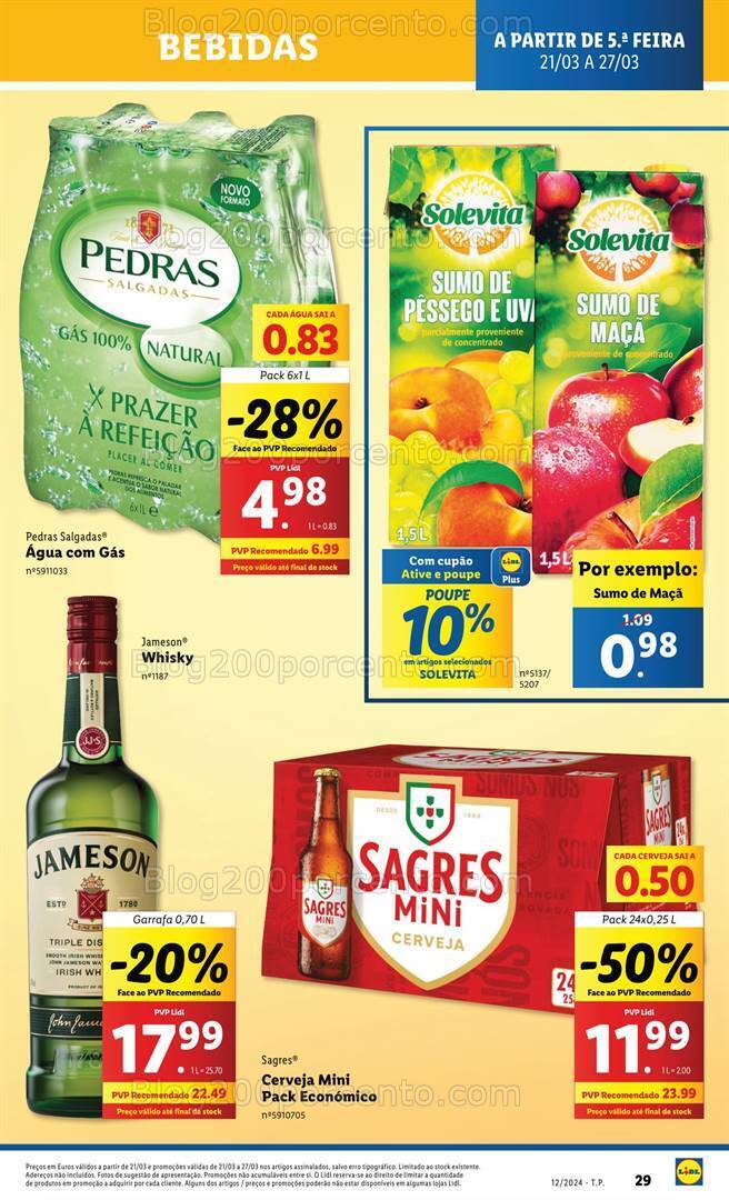 Antevisão Folheto LIDL Promoções de 21 a 27 março