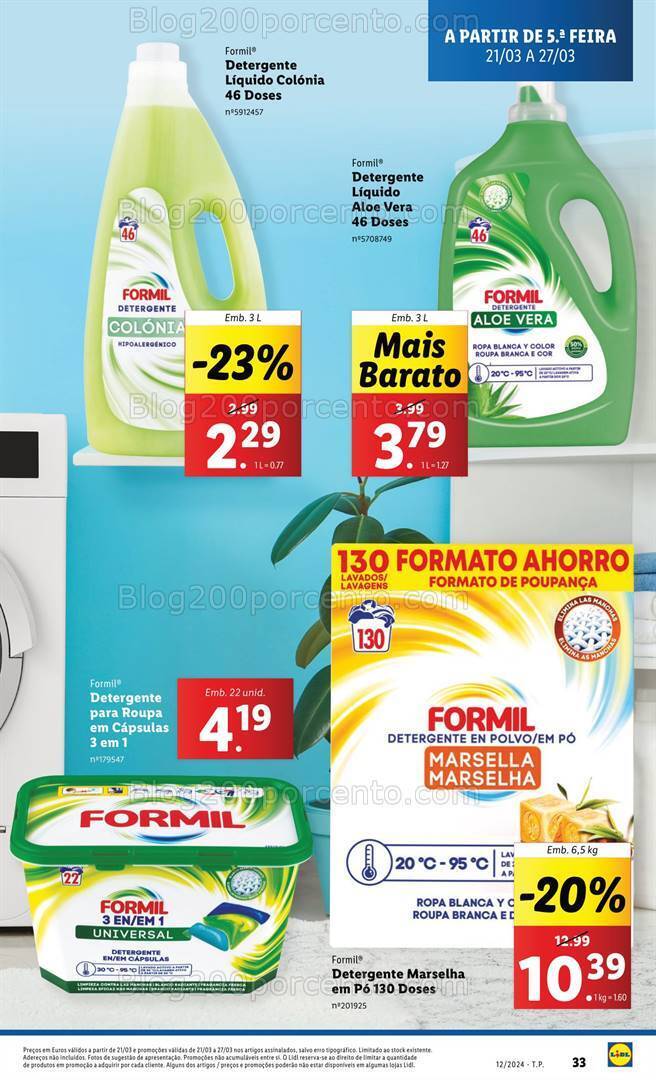 Antevisão Folheto LIDL Especial Higiene e Limpeza Promoções de 21 a 27 março