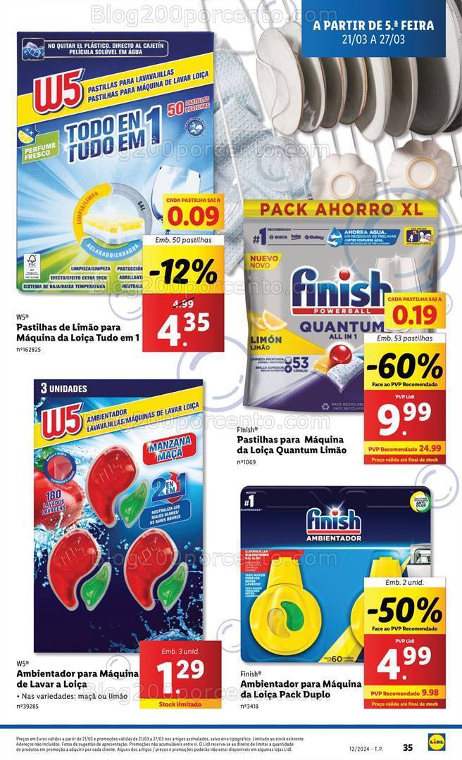 Antevisão Folheto LIDL Especial Higiene e Limpeza Promoções de 21 a 27 março